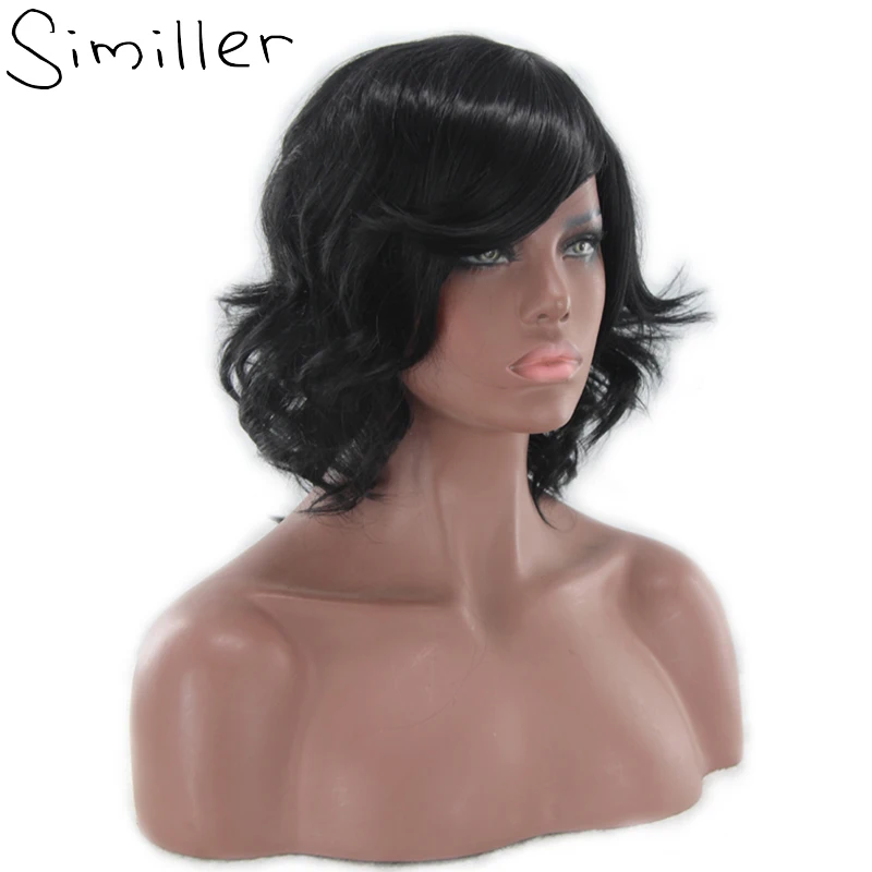 Similler Short Pixie Cut Synthetic Wigs For Women Curly Hair High Temperature Fiber Black
Similler Short Pixie Cut Synthetic Wigs For Women Curly Hair High Temperature Fiber Black