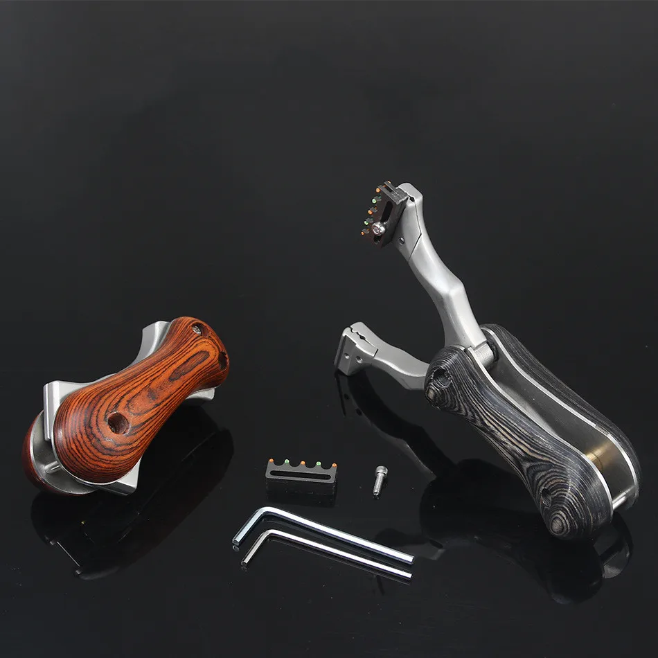 Outdoor Hunting Powerful Slingshot Stainless Steel with Rubber Band Catapult Portable Fold Outdoor Shooting Slingshot
Outdoor Hunting Powerful Slingshot Stainless Steel with Rubber Band Catapult Portable Fold Outdoor Shooting Slingshot