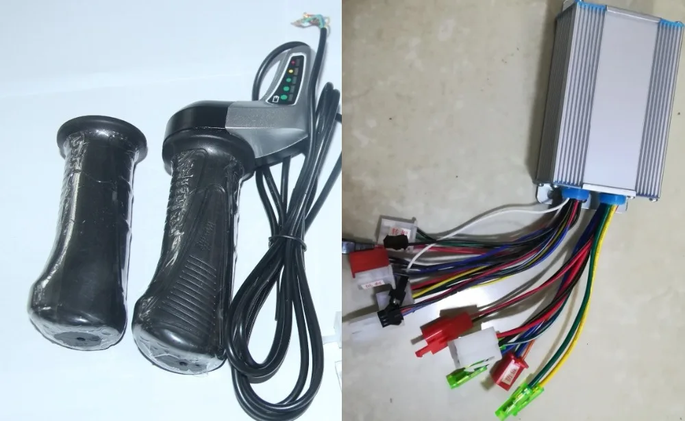 Electric bike scooter DC48V 350W Motor Brushless Controller speed control box 3 Phase Line+Throttle twist grip controlador
Electric bike scooter DC48V 350W Motor Brushless Controller speed control box 3 Phase Line+Throttle twist grip controlador