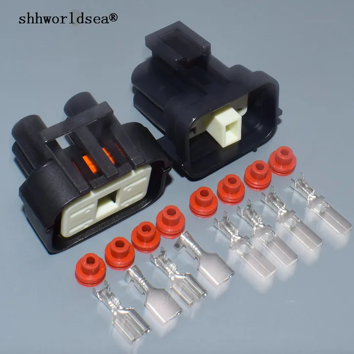 shhworldsea 4 Pin Female Male Waterproof Plug Electrical Auto Connectors 6.3mm Plug 344074-1 344080-1
shhworldsea 4 Pin Female Male Waterproof Plug Electrical Auto Connectors 6.3mm Plug 344074-1 344080-1