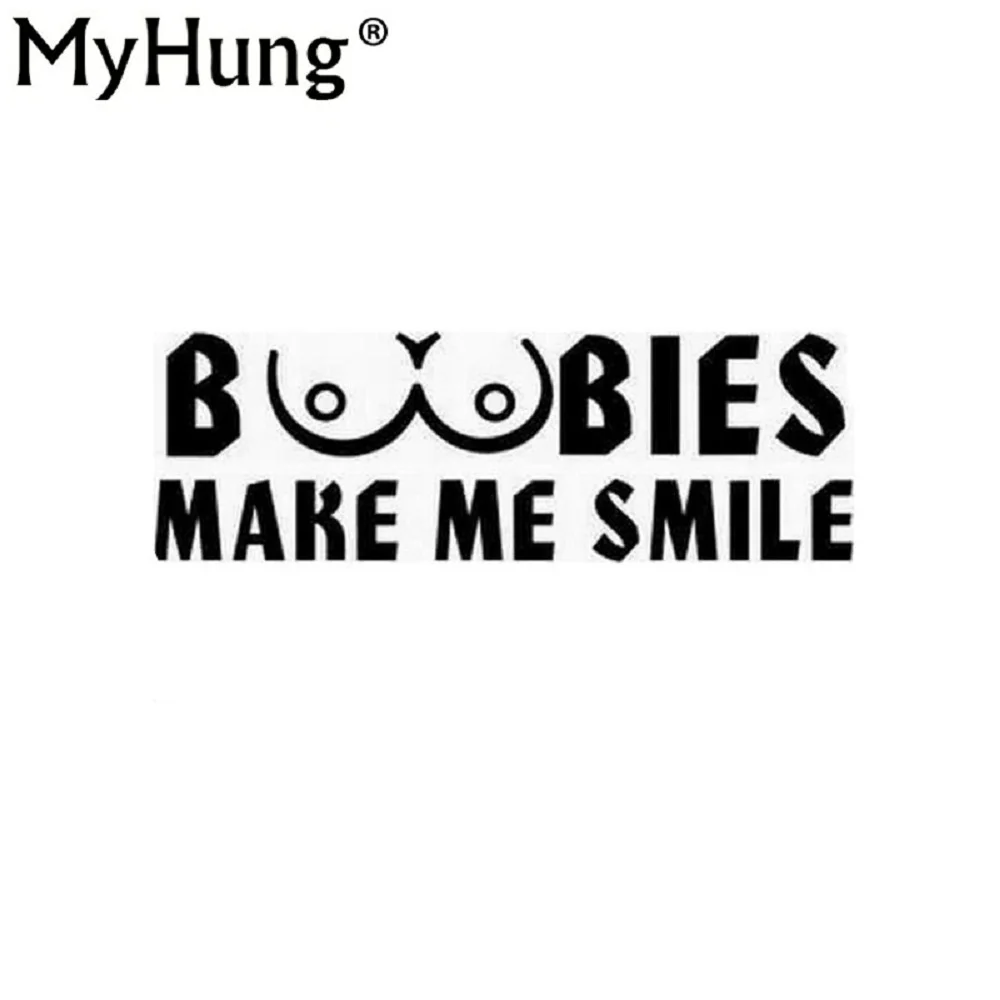 Warning Stickers Boobies Make Me Smile Funny Auto Car Hoods Trunk Thriller Rear Window Body Bumper Vinyl Decal Sticker
Warning Stickers Boobies Make Me Smile Funny Auto Car Hoods Trunk Thriller Rear Window Body Bumper Vinyl Decal Sticker
