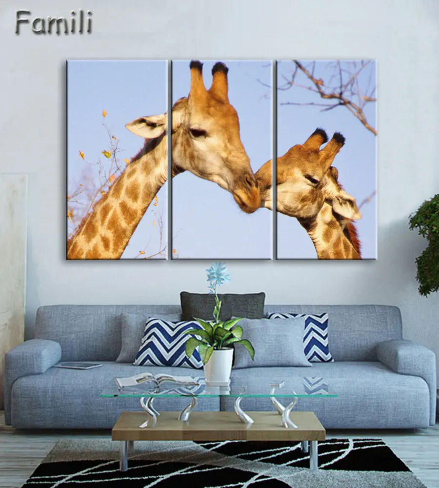3 Picture Wall Art Canvas Printed Oil Painting Decorative Animal Giraffe Picture for Home Decor Art Canvas Cuadros Decoracion
3 Picture Wall Art Canvas Printed Oil Painting Decorative Animal Giraffe Picture for Home Decor Art Canvas Cuadros Decoracion
