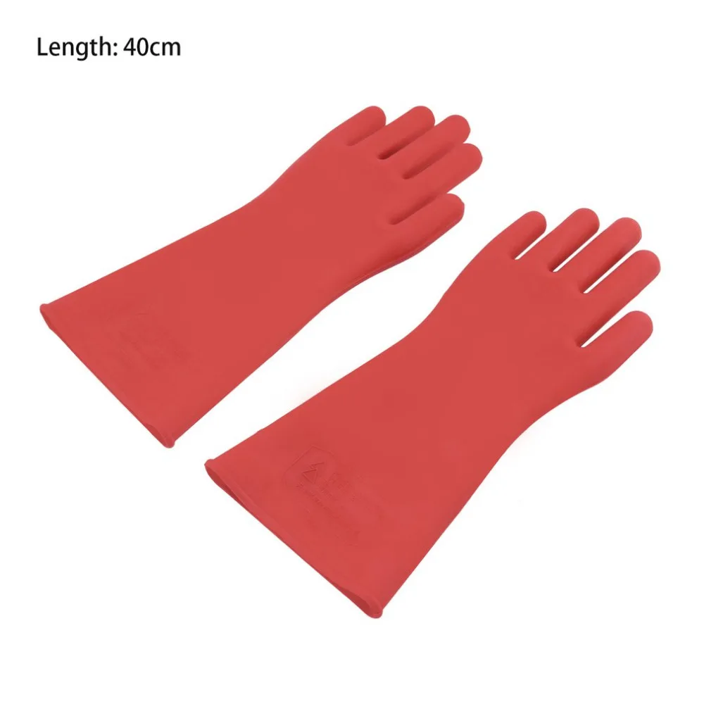1 Pair Red Professional 12kv High Voltage Electrical Insulating Gloves Rubber Electrician Safety Glove 40cm Accessory
1 Pair Red Professional 12kv High Voltage Electrical Insulating Gloves Rubber Electrician Safety Glove 40cm Accessory