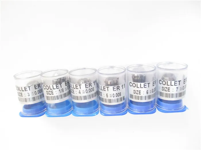 High Precision 6pcs ER11 collets ER 11 Spring Collet Suitable for ER Collet Chuck Holder
High Precision 6pcs ER11 collets ER 11 Spring Collet Suitable for ER Collet Chuck Holder