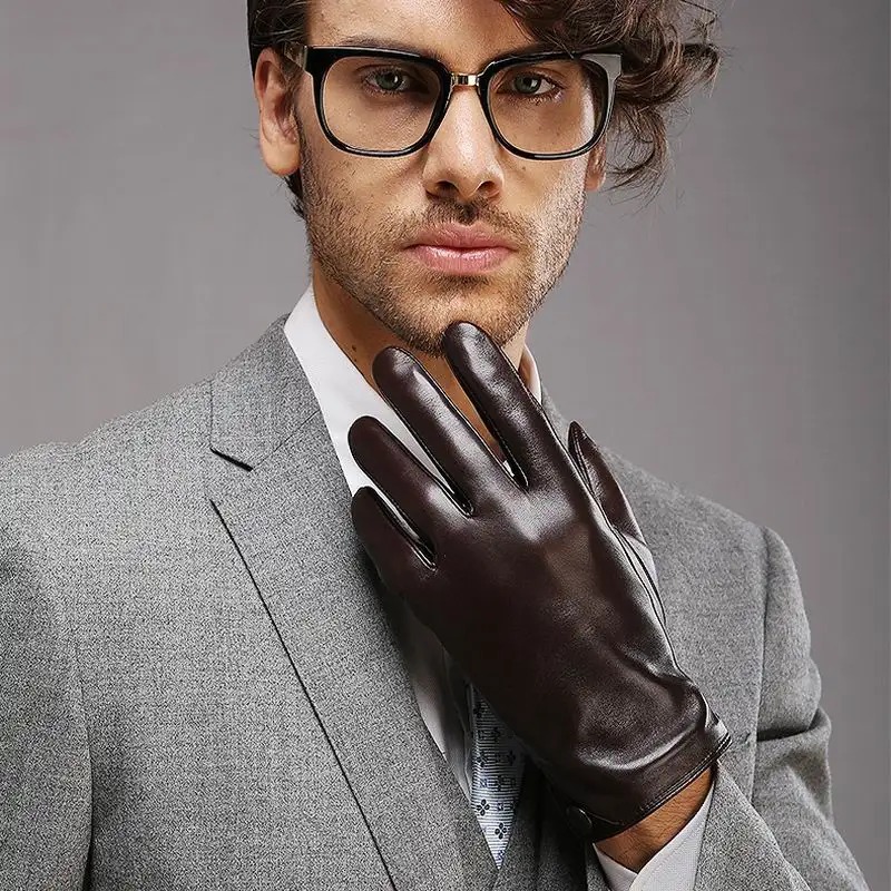 High Quality Genuine Leather Men Gloves Autumn And Winter Thicken Warm Driving Goatskin Gloves Free Shipping K-831
High Quality Genuine Leather Men Gloves Autumn And Winter Thicken Warm Driving Goatskin Gloves Free Shipping K-831