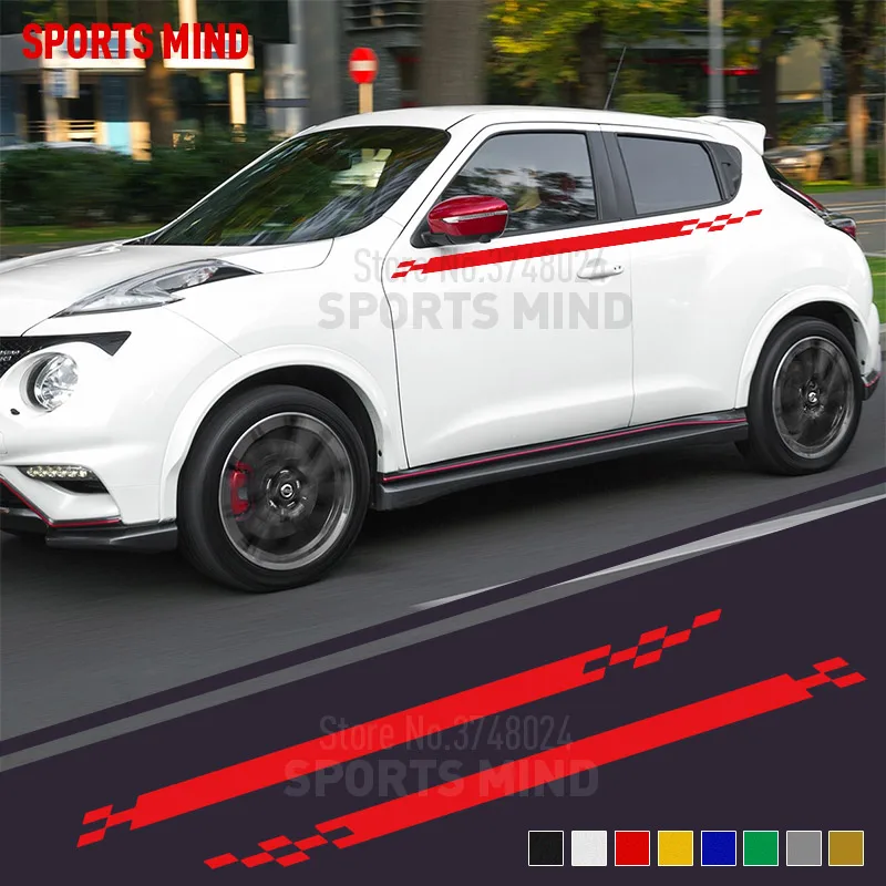 1 Pair Sports Mind Door & Waist Line Car Sticker Decal Automobiles Car Styling For Nissan Juke Nismo R Exterior Accessories
1 Pair Sports Mind Door & Waist Line Car Sticker Decal Automobiles Car Styling For Nissan Juke Nismo R Exterior Accessories