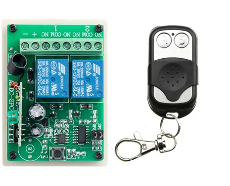 Learning code DC12V 2CH 2Channe Radio Remote Control Switch Receiver Metal Push Button Transmitter Learning Code
Learning code DC12V 2CH 2Channe Radio Remote Control Switch Receiver Metal Push Button Transmitter Learning Code
