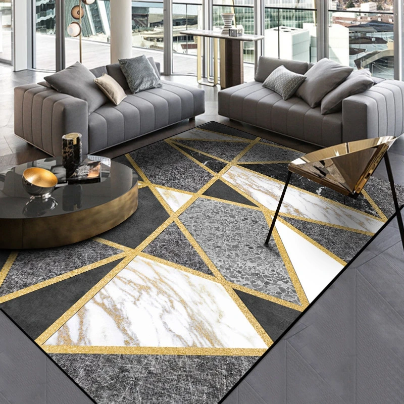 Nordic Style Geometric Gold Grey Carpet Large Size Living Room Bedroom Tea Table Rugs and Carpets Rectangular Antiskid Floor Mat
Nordic Style Geometric Gold Grey Carpet Large Size Living Room Bedroom Tea Table Rugs and Carpets Rectangular Antiskid Floor Mat