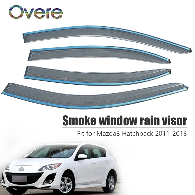OVERE NEW 1Set Smoke Window Rain Visor For Mazda 3 Hatchback 2011 2012 2013 Car-styling ABS Vent Deflectors Guard Accessories
OVERE NEW 1Set Smoke Window Rain Visor For Mazda 3 Hatchback 2011 2012 2013 Car-styling ABS Vent Deflectors Guard Accessories