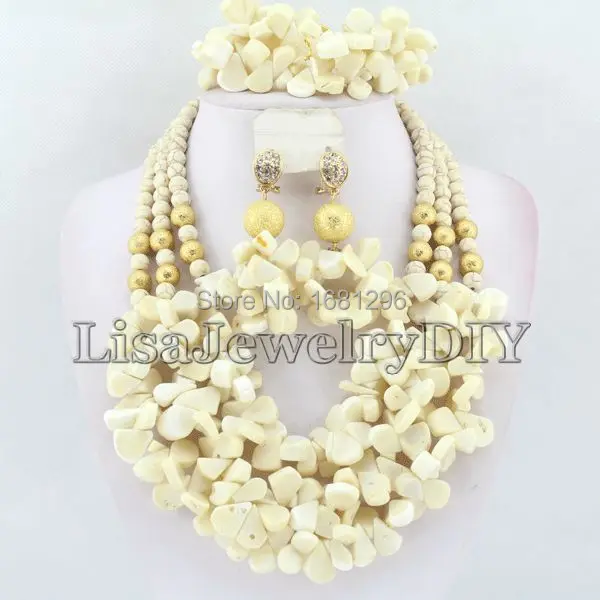 White African Coral Beads Jewelry Sets Nigerian Wedding African Bridal Jewelry Set Free Shipping HD0286
White African Coral Beads Jewelry Sets Nigerian Wedding African Bridal Jewelry Set Free Shipping HD0286