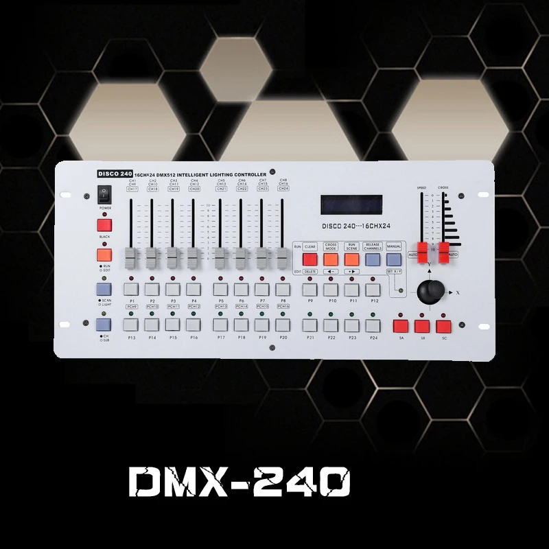 Professional DMX 240 Controller Stage Lighting DJ Controller equipment DMX Console for LED Par Moving Head Spotlights
Professional DMX 240 Controller Stage Lighting DJ Controller equipment DMX Console for LED Par Moving Head Spotlights