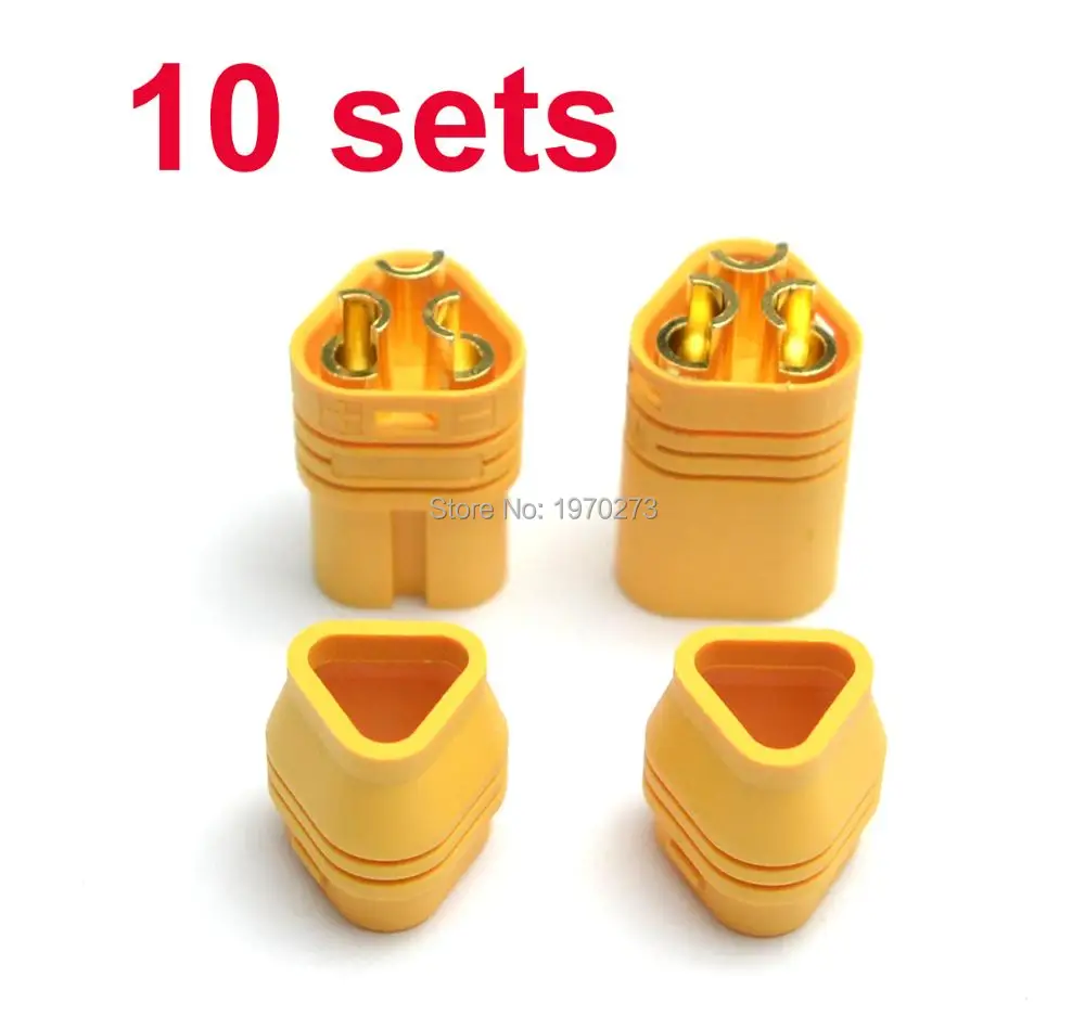 10 set MT60 3.5mm Motor Plug / Connector Set Male Female for RC lipo battery FPV Multicopter
10 set MT60 3.5mm Motor Plug / Connector Set Male Female for RC lipo battery FPV Multicopter