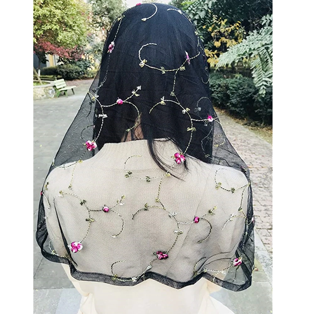 Black Lace Wedding Veil Catholic Mantilla infinity Mantilla Catholic Veil Head Covering Latin Mass Bride Veil velo de novia 2019
Black Lace Wedding Veil Catholic Mantilla infinity Mantilla Catholic Veil Head Covering Latin Mass Bride Veil velo de novia 2019