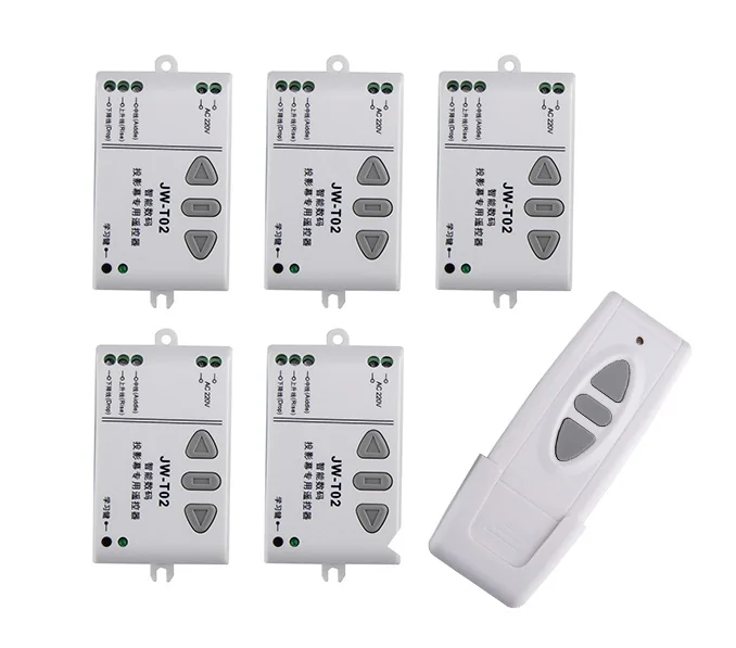 AC220V intelligent digital RF wireless remote control switch system for projection screen/garage door/blinds/shutters
AC220V intelligent digital RF wireless remote control switch system for projection screen/garage door/blinds/shutters