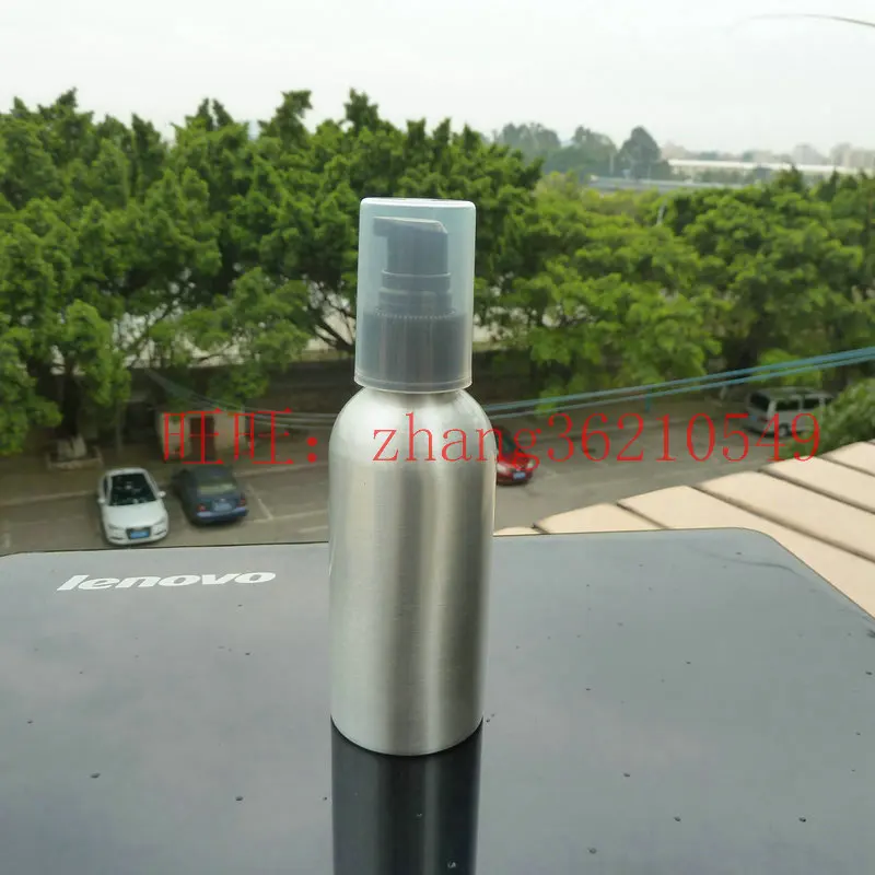 120ml aluminum silver bottle With black plastic pump.for lotion and essential oil. lotion cream packing
120ml aluminum silver bottle With black plastic pump.for lotion and essential oil. lotion cream packing