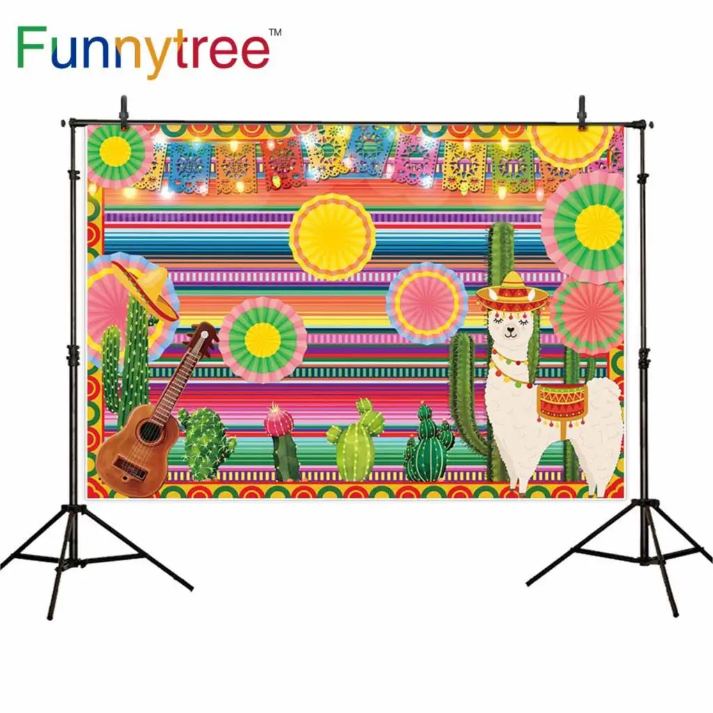 Фон Funnytree для фотосъемки в полоску, Мексиканский фестиваль, альпака, гитара, кактус
Фон Funnytree для фотосъемки в полоску, Мексиканский фестиваль, альпака, гитара, кактус