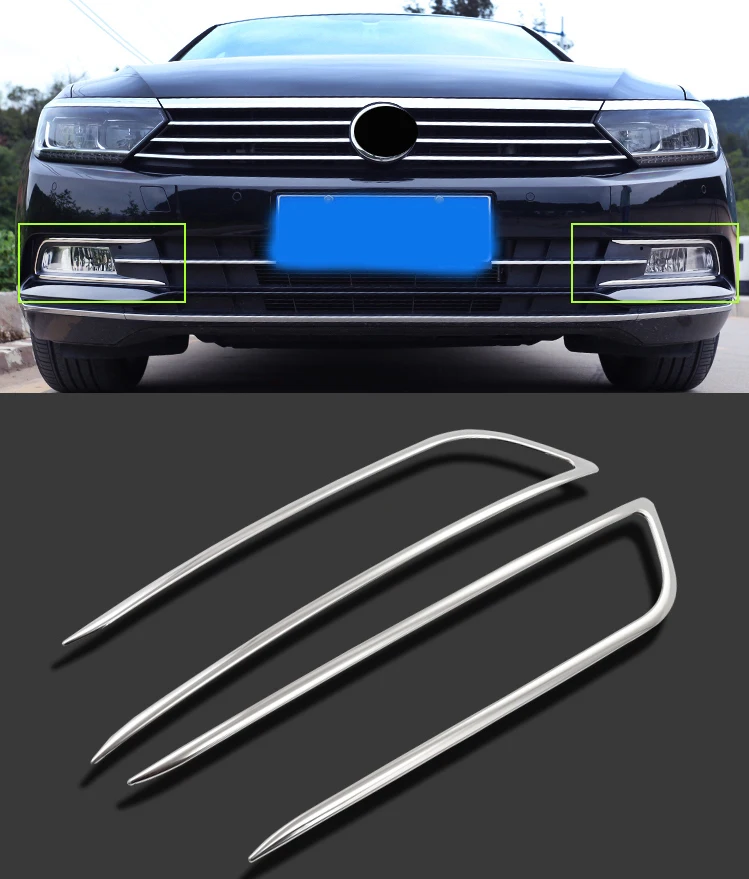 High Quality Stainless steel Front Fog lamps cover Trim Fog lamp shade Trim For Volkswagen VW Passat B8 and B8 Variant 2pcs
High Quality Stainless steel Front Fog lamps cover Trim Fog lamp shade Trim For Volkswagen VW Passat B8 and B8 Variant 2pcs