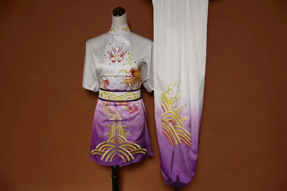wushu taichi taiji clothes changquan uniform Martial arts competition clothing embroidered kungfu nanquan taolu clothes uniform 
wushu taichi taiji clothes changquan uniform Martial arts competition clothing embroidered kungfu nanquan taolu clothes uniform