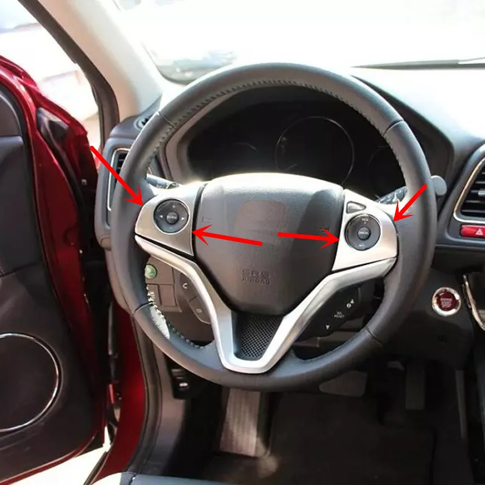 2pcs Chrome plated trim Steering Wheel Decoration Trim Interior Auto Parts Car Covers For Honda Vezel 2014-2018 Car Styling
2pcs Chrome plated trim Steering Wheel Decoration Trim Interior Auto Parts Car Covers For Honda Vezel 2014-2018 Car Styling
