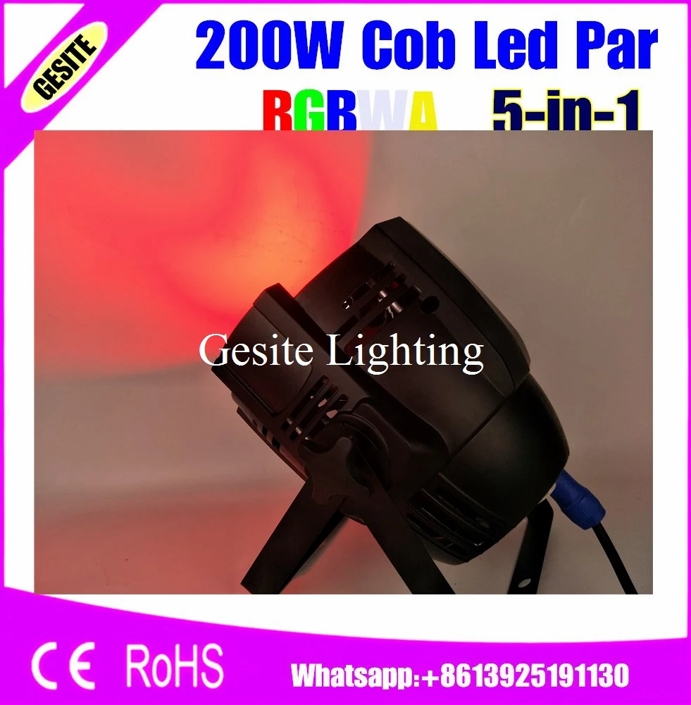 4pcs/lot Hot SaleDJ Party Light RGBWA 5 IN1 1 LED Par 64 LED RGBWA 200W Cob LED Par Cob
4pcs/lot Hot SaleDJ Party Light RGBWA 5 IN1 1 LED Par 64 LED RGBWA 200W Cob LED Par Cob