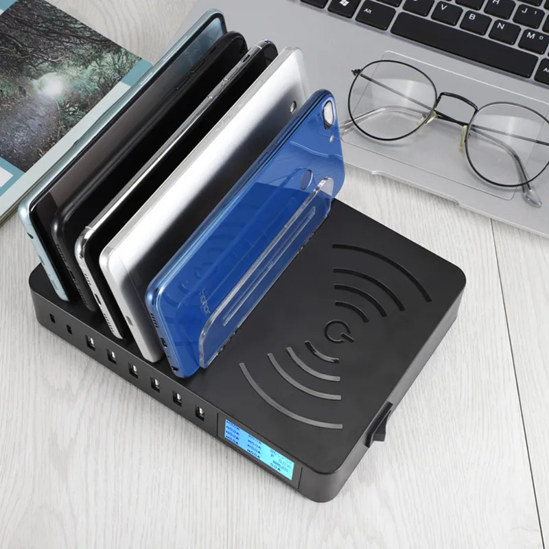 8 Multi Port USB Charger HUB Qi Wireless Phone Charger Wireless Charging Pad Universal AC Extension USB Power Socket Strip LED
8 Multi Port USB Charger HUB Qi Wireless Phone Charger Wireless Charging Pad Universal AC Extension USB Power Socket Strip LED