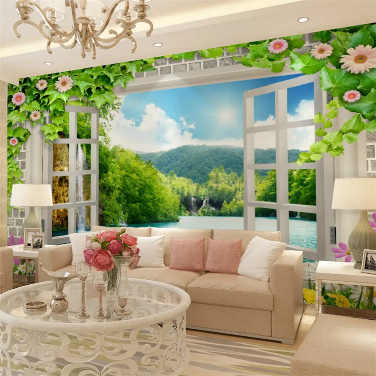 Custom 3d mural open space with windows TV background wallpaper wallpaper bedroom seascape flower landscape
Custom 3d mural open space with windows TV background wallpaper wallpaper bedroom seascape flower landscape