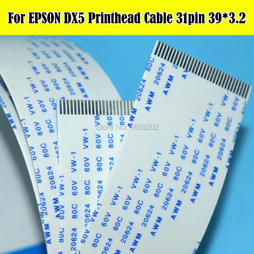 8 Pieces/Lot DX5 Printhead Cable For DX 5 Printer Head Cable Data 31pin 39*3.2cm
8 Pieces/Lot DX5 Printhead Cable For DX 5 Printer Head Cable Data 31pin 39*3.2cm