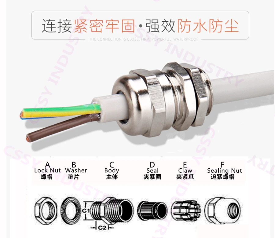 freeshipping 1 Pcs Stainless Steel M40 M50 M63 Waterproof Connector Cable Glands
freeshipping 1 Pcs Stainless Steel M40 M50 M63 Waterproof Connector Cable Glands