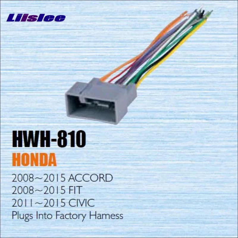 Liislee подключается к заводским жгутам для Honda 2011 ~ 2015 радио адаптер питания провода/послепродажный стерео кабель/Папа DIN в ISO
Liislee подключается к заводским жгутам для Honda 2011 ~ 2015 радио адаптер питания провода/послепродажный стерео кабель/Папа DIN в ISO