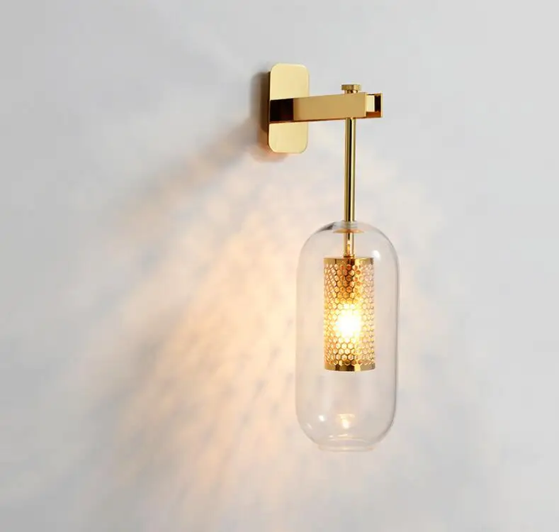 Black / gold modern minimalist clear glass wall lamp bed aisle corridor mirror front designer wall lamp.
Black / gold modern minimalist clear glass wall lamp bed aisle corridor mirror front designer wall lamp.