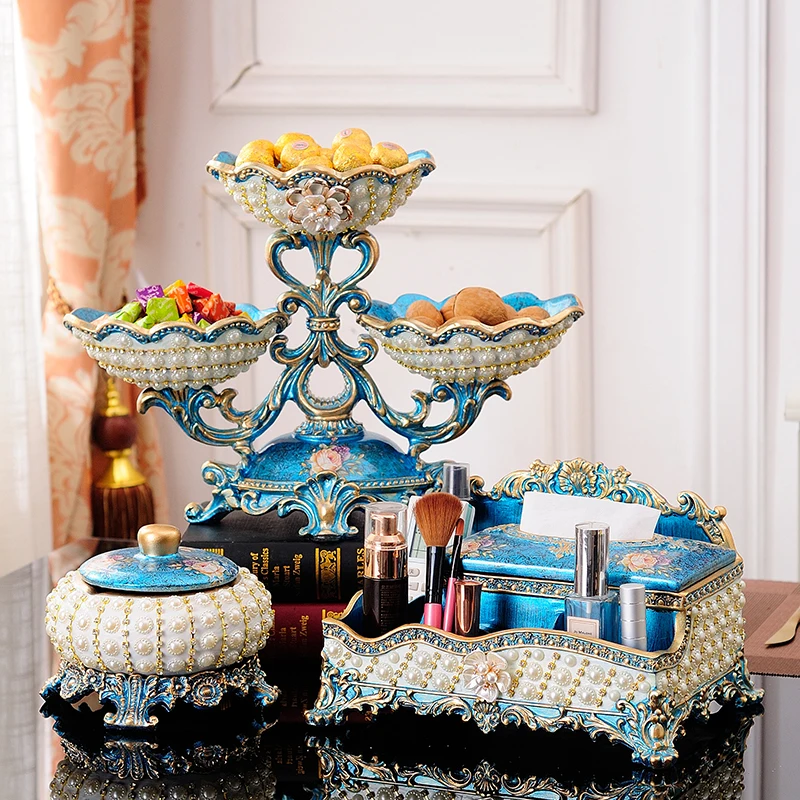 European Resin Fruit Plate Figurines Decoration Ornament Home Luxury Cosmetic Case Crafts Livingroom Desktop Jewelry Box Artwork
European Resin Fruit Plate Figurines Decoration Ornament Home Luxury Cosmetic Case Crafts Livingroom Desktop Jewelry Box Artwork