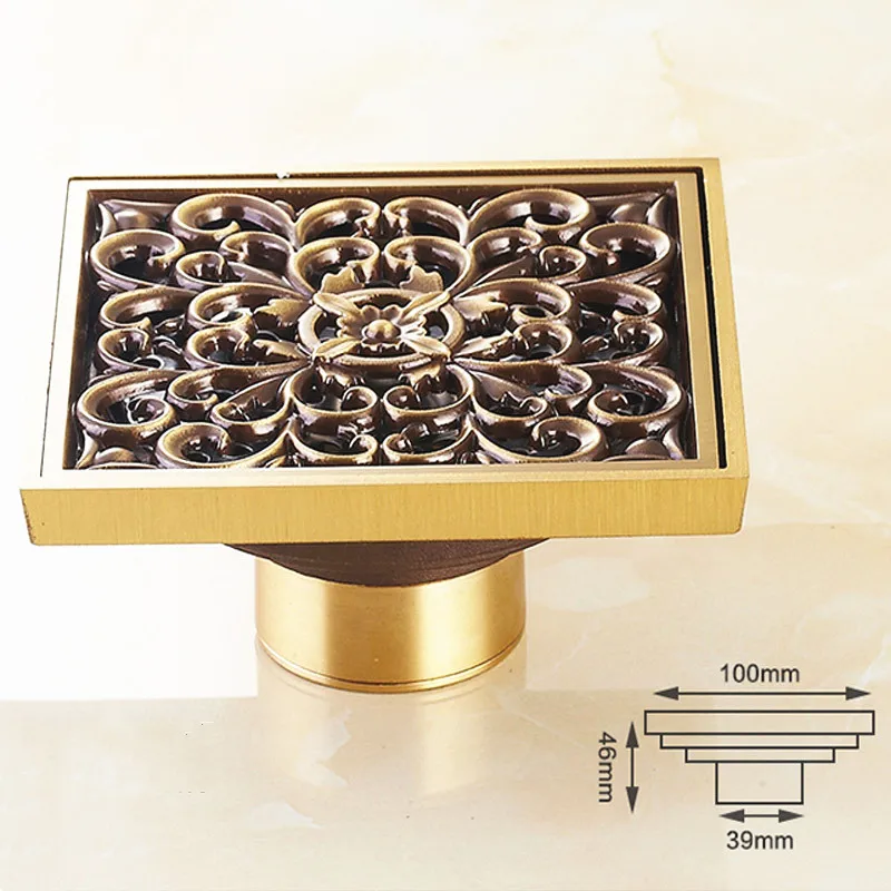 European-style garden carved bronze floor drain,square deodorization Anti-insect brass floor drain,J14265
European-style garden carved bronze floor drain,square deodorization Anti-insect brass floor drain,J14265