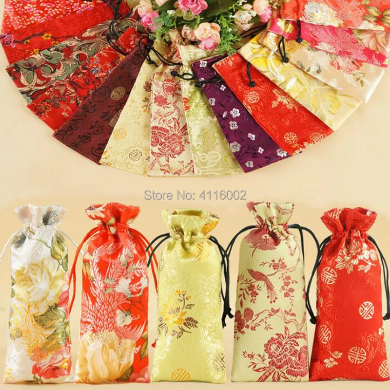 100pcs Patchwork Flower Long Craft Gift Bags Wooden Comb Jewelry Necklace Storage Pocket Silk Satin Packaging Pouch
100pcs Patchwork Flower Long Craft Gift Bags Wooden Comb Jewelry Necklace Storage Pocket Silk Satin Packaging Pouch