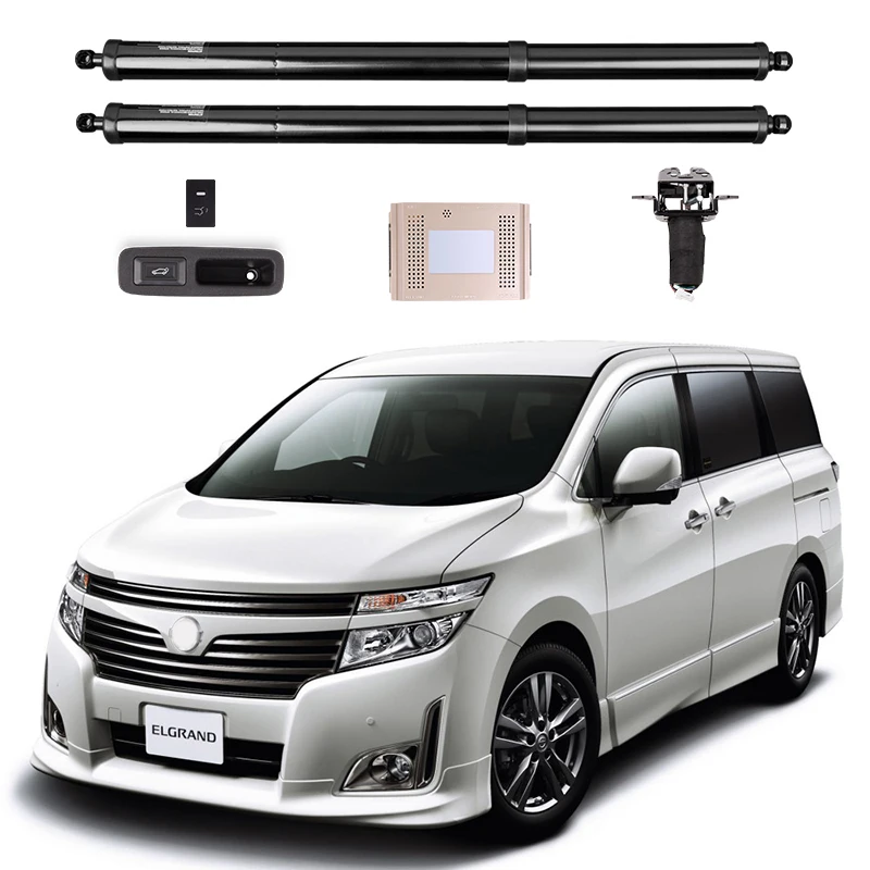 New for Nissan Elgrand Electric tailgate modified tailgate car modification automatic lifting rear door car parts
New for Nissan Elgrand Electric tailgate modified tailgate car modification automatic lifting rear door car parts