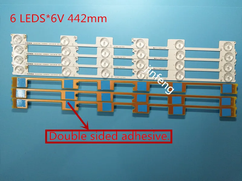 10PCS/Lot Konka TV Backlight LED Light Bar/Strips KDL48JT618A 35018539 48 inch 44.2CM 48''
10PCS/Lot Konka TV Backlight LED Light Bar/Strips KDL48JT618A 35018539 48 inch 44.2CM 48''