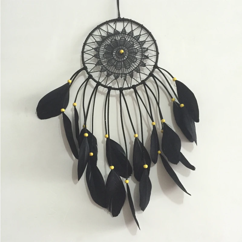 New fashion jewelry Hot black Dreamcatcher Wind Chimes Indian Style Feather Pendant Dream Catcher Gift
New fashion jewelry Hot black Dreamcatcher Wind Chimes Indian Style Feather Pendant Dream Catcher Gift