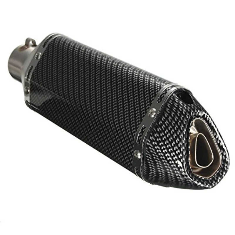 1X Universal 38-51mm Carbon Fiber Motorcycle Exhaust Muffler Pipe With DB Killer
1X Universal 38-51mm Carbon Fiber Motorcycle Exhaust Muffler Pipe With DB Killer