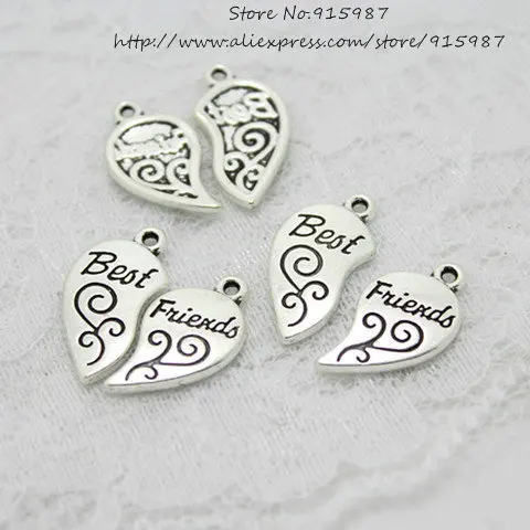 Sweet Bell Free shipping 20 set Vintage love Charms Carving best friends Jewelry Findings Fit Diy Jewelry 4A645
Sweet Bell Free shipping 20 set Vintage love Charms Carving best friends Jewelry Findings Fit Diy Jewelry 4A645