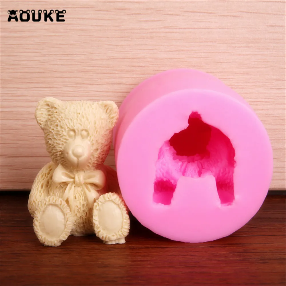 3D Three-Dimensional Bear Shape Chocolate Silicone Mold Pastry Fondant Cake Mould Pudding Ice Cube Soap Moulds DIY Baking Tools
3D Three-Dimensional Bear Shape Chocolate Silicone Mold Pastry Fondant Cake Mould Pudding Ice Cube Soap Moulds DIY Baking Tools