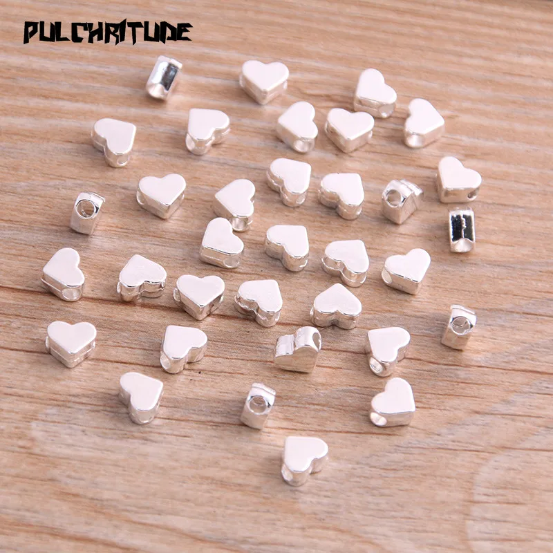 30pcs 7*6mm Silver color Color Herat Bead Spacer Bead Charms For Diy Beaded Bracelets Jewelry Handmade Making
30pcs 7*6mm Silver color Color Herat Bead Spacer Bead Charms For Diy Beaded Bracelets Jewelry Handmade Making