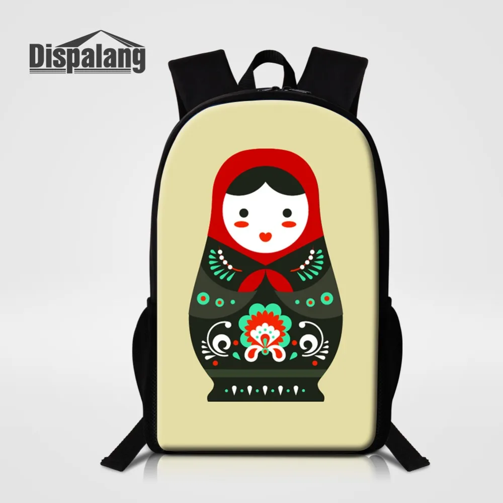 Dispalang School Backpack Russian Matryoshka Doll Printed Women Shoulder Bags Personalized Custom Rugtas Female Travel Bagpack
Dispalang School Backpack Russian Matryoshka Doll Printed Women Shoulder Bags Personalized Custom Rugtas Female Travel Bagpack