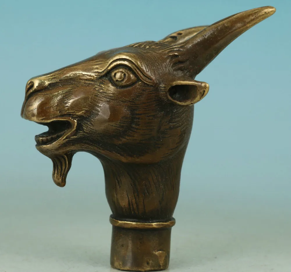 Copper Brass CHINESE crafts decoration Chinese Old BRASS Hand Carved Collect Sheep Statue Walking Stick Head
Copper Brass CHINESE crafts decoration Chinese Old BRASS Hand Carved Collect Sheep Statue Walking Stick Head