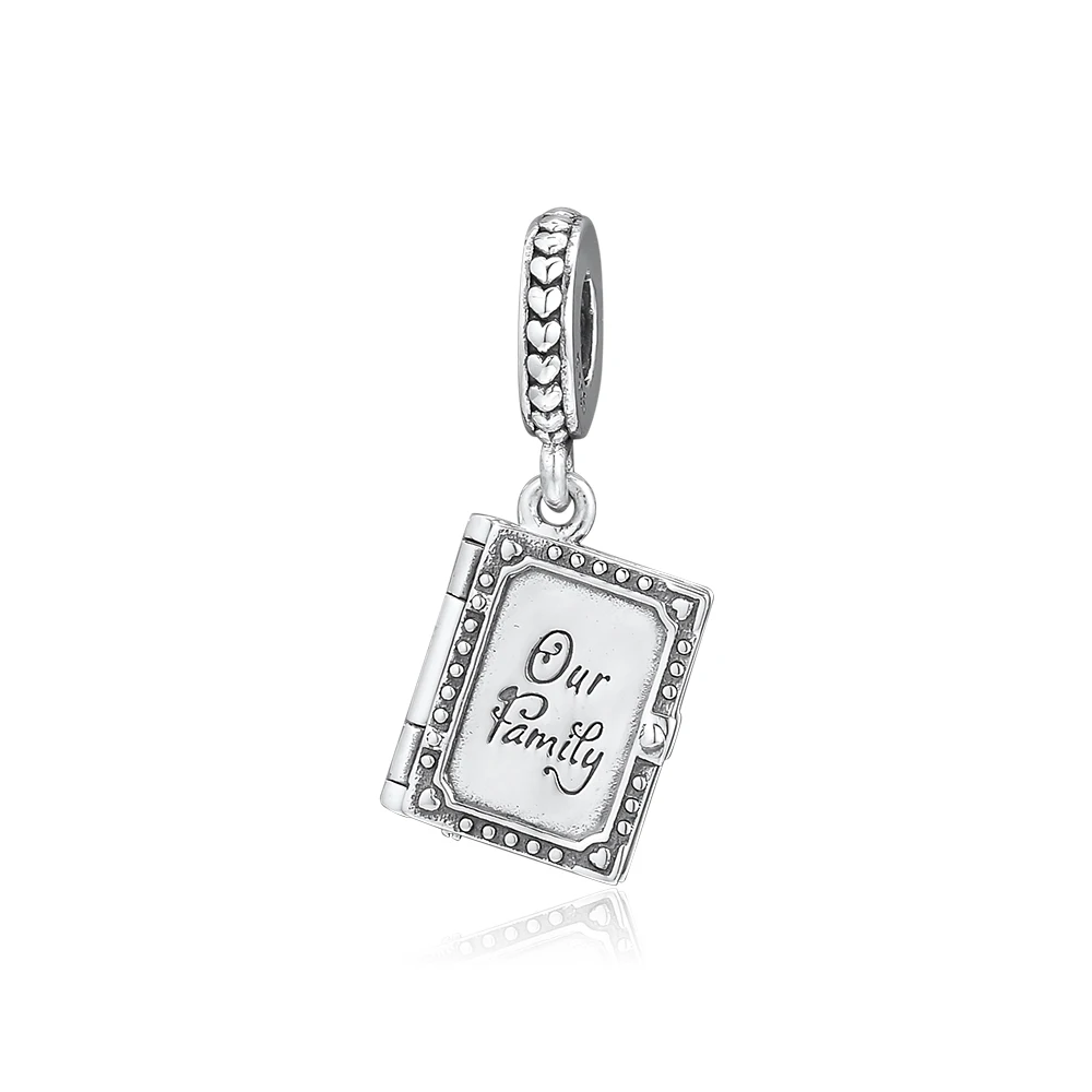 Family Book Dangle Charm Fits Sterling Silver Jewelry Snake Chain Bracelets For Woman Beads For Jewelry Making
Family Book Dangle Charm Fits Sterling Silver Jewelry Snake Chain Bracelets For Woman Beads For Jewelry Making