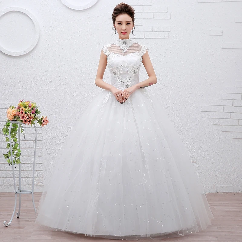 Beauty Emily Cheap White Tulle Wedding Dress 2020 Ball Gown High Lace Up Beading Appliques Wedding Celebrate Party Bridal Dress
Beauty Emily Cheap White Tulle Wedding Dress 2020 Ball Gown High Lace Up Beading Appliques Wedding Celebrate Party Bridal Dress