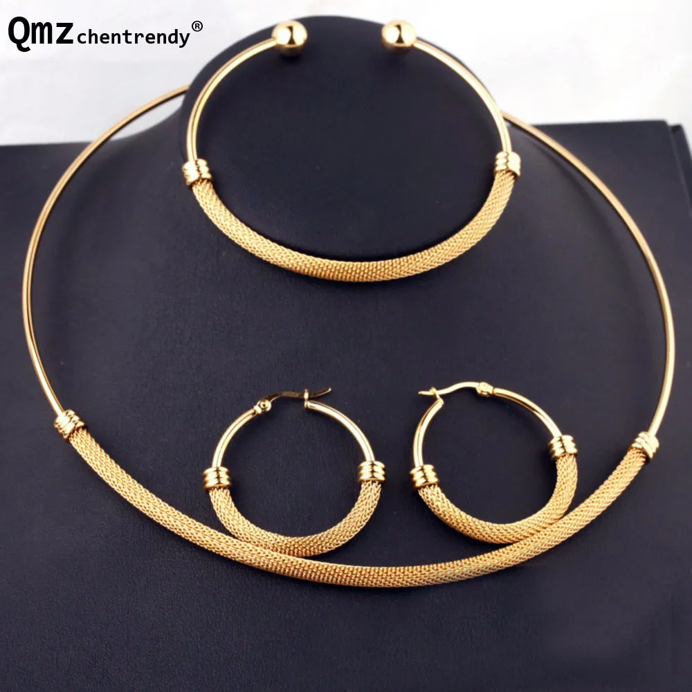 Top Quality Hip Hop Boys Stainless Steel Metal Wire O Shape Chokers Necklace Bracelet Earring Chunky Fashion Women Jewelry Set
Top Quality Hip Hop Boys Stainless Steel Metal Wire O Shape Chokers Necklace Bracelet Earring Chunky Fashion Women Jewelry Set