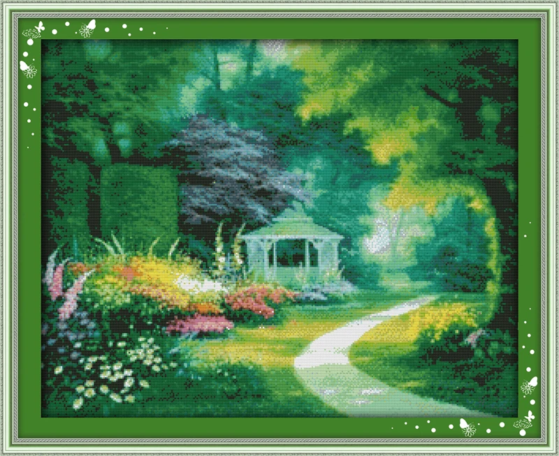 Набор для вышивки крестиком Greenwood, lanscape garden 14ct 11ct, печать на холсте, вышивка «сделай сам», рукоделие
Набор для вышивки крестиком Greenwood, lanscape garden 14ct 11ct, печать на холсте, вышивка «сделай сам», рукоделие