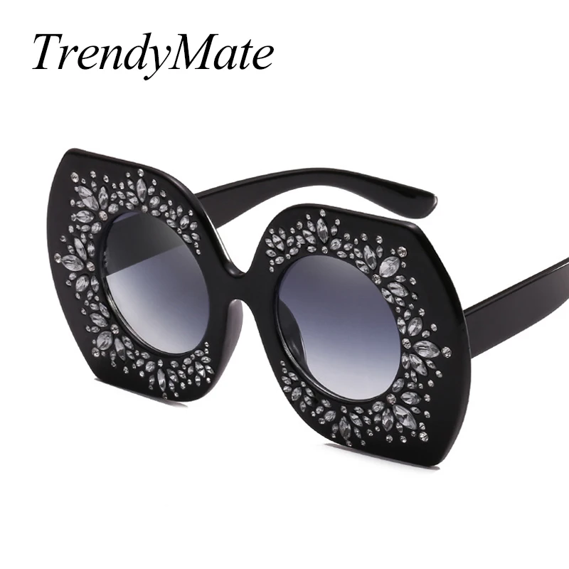 TrendyMate Newest Rhinestone Sun Glasses for Women Luxury Brand Black Pink Oversized Sunglasses Square Frame Big Uv400 1161T
TrendyMate Newest Rhinestone Sun Glasses for Women Luxury Brand Black Pink Oversized Sunglasses Square Frame Big Uv400 1161T