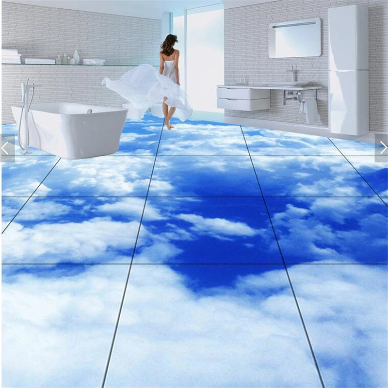 beibehang room realistic blue white sky sky 3D stereo floor stickers ultra-high-definition map waterproof wear-resistant oil c
beibehang room realistic blue white sky sky 3D stereo floor stickers ultra-high-definition map waterproof wear-resistant oil c