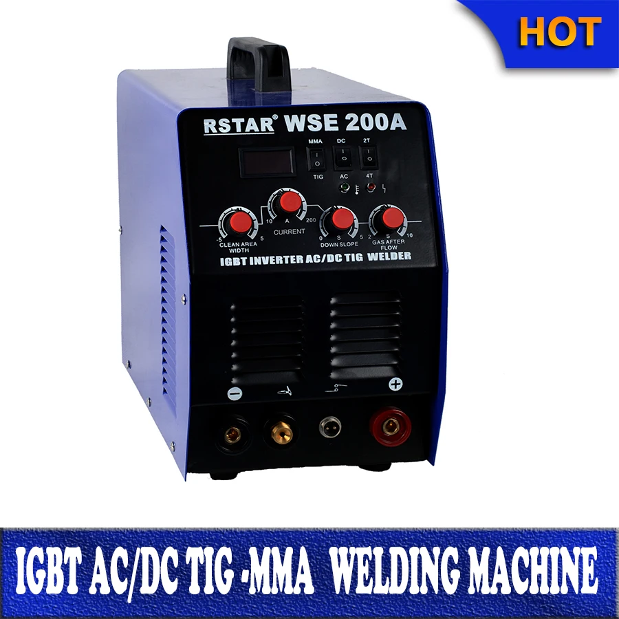 Inverter multi-purpose wse200amp AC aluminum copper tig DC Stainless steel tig welding DC ARC welding (IGBT Technology)
Inverter multi-purpose wse200amp AC aluminum copper tig DC Stainless steel tig welding DC ARC welding (IGBT Technology)