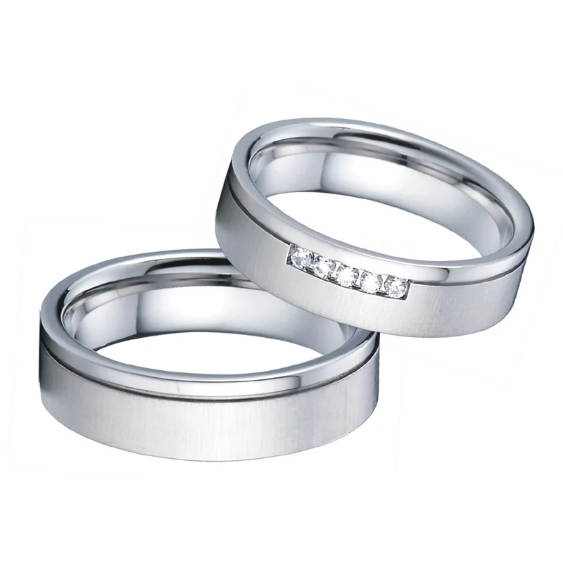 Alliances Love Silver Color Marriage Wedding Rings Set for Couples Men and Women Eco Titanium Stainles Steel Jewelry
Alliances Love Silver Color Marriage Wedding Rings Set for Couples Men and Women Eco Titanium Stainles Steel Jewelry